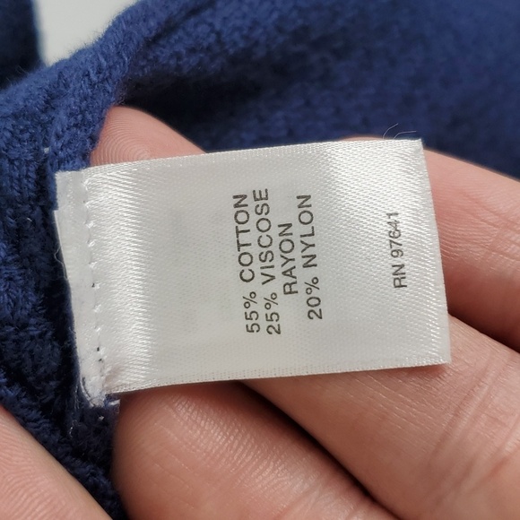 J. Jill Deep Blue Scoop Neck Sweater - Picture 6 of 11